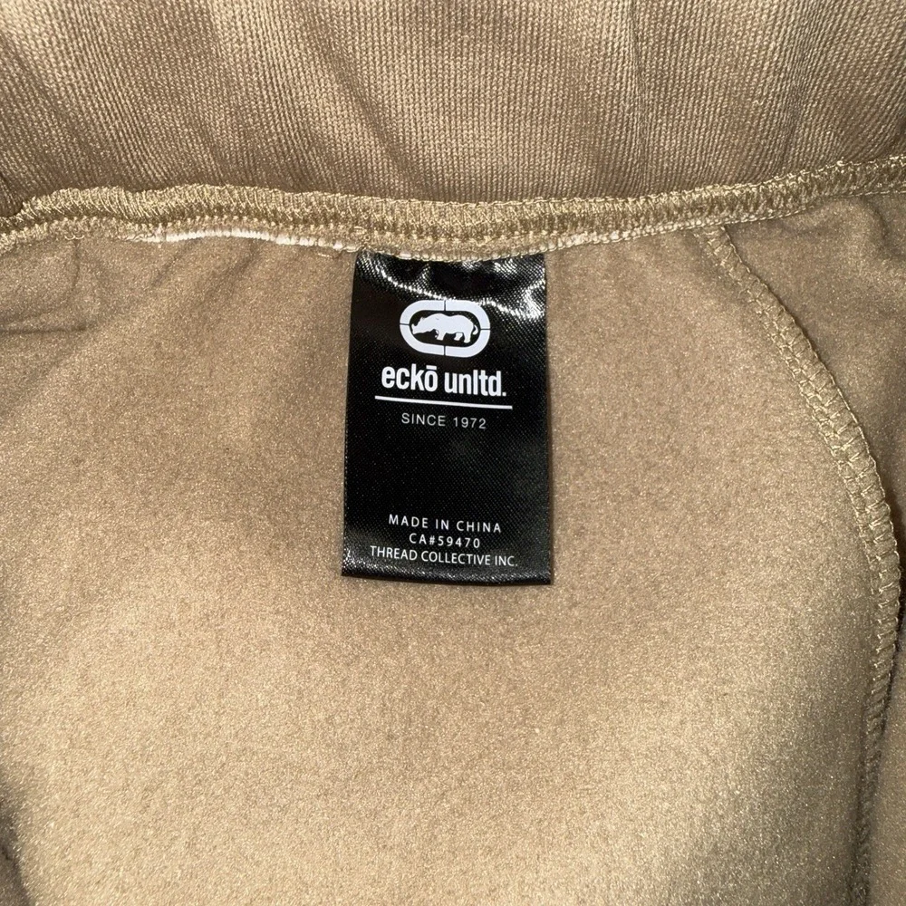Men's Ecko Unltd Y2K Retro Urban Graffiti Fleece Jogger Sweatpants Size M